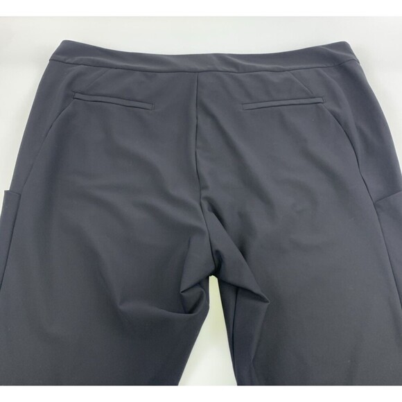 Athleta Stellar Straight Crop Pant Black Zip 657550 Pockets Womens Plus 26 - Picture 14 of 15
